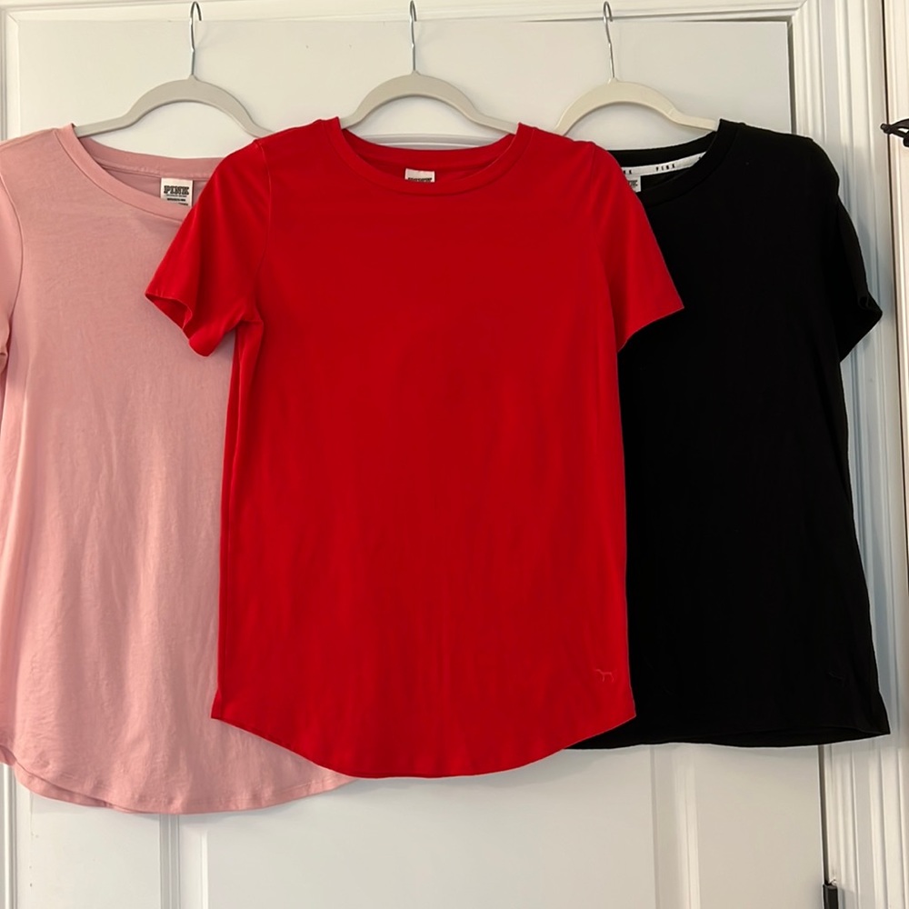3 Victoria secret t-shirts